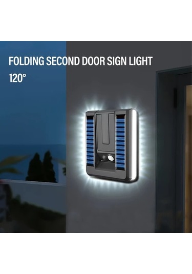 Elmpaly 1 Nolu Solar Duvar Lambası 120 İnsan Sensörlü Katlanır 3 Aydınlatma Modlu Bahçe Garaj Aydınlatma Altın