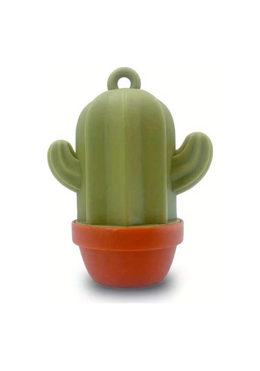 Elmpaly 1 Adet Kaktüs Şekilli Taşınabilir Köpek Dışkı Poşeti Dispanseri Dayanıklı