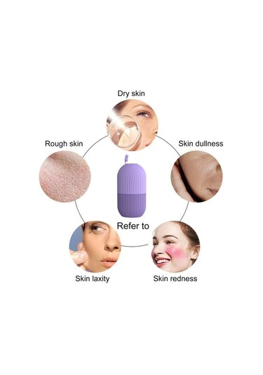 Buz Rulo Yeniden Kullanılabilir Yüz Güzellik Masajı Buz Kalıp Gözenek Daraltma Cilt Cilt Bakımları İçin Soğutma Rulosu