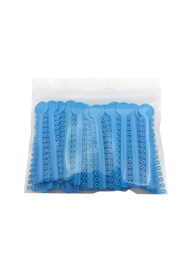 40 Adet/torba Diş Elastik Ligatür Bağları Ortodonti Lastik Bantlar Parantez Parantez İçin 40 Renk İsteğe Bağlı Whıte