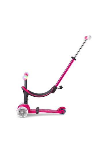 Micro Mini2grow Deluxe Magic Led 3 Tekerlekli Scooter Pink