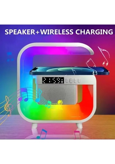 Conventions1 Kablosuz Şarj İstasyonu Masa Lambası Gece Lambası