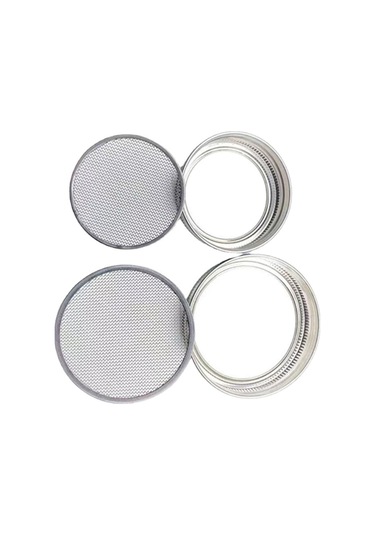 Homyl Yenilikçi Filizlenme Kavanoz Standı - Bitki Yetiştirme İçin Gümüş