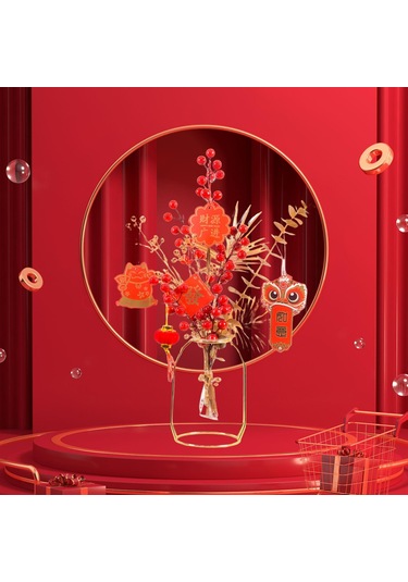 Suntek Geleneksel Çin Yeni Yılı Süslemeleri Aureate-meyve