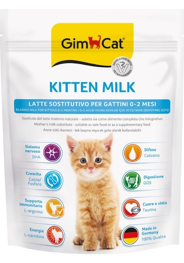 Gimcat Kitten Milk Yavru Kedi Süt Tozu 200 Gr