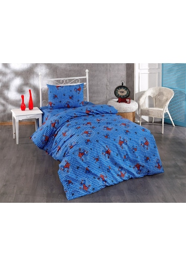 Tek Kişilik Çocuk Nevresim Takımı Mini Örümcek Adam