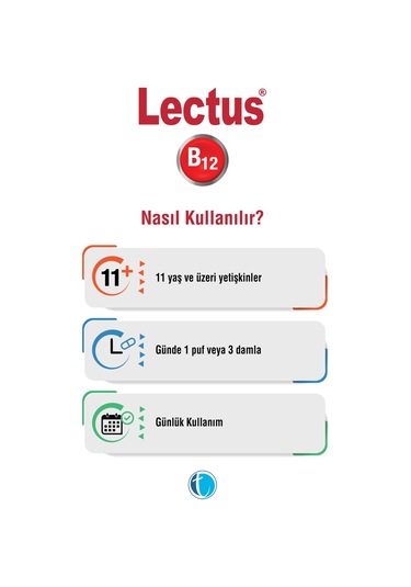 Lectus Metilkobalamin B12 Dil Altı Sprey 10 ML