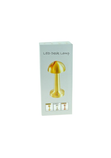 Şarjlı Masa Üstü Led Lamba 3 Seçenekli Dokunmatik Lamba 25 Cm