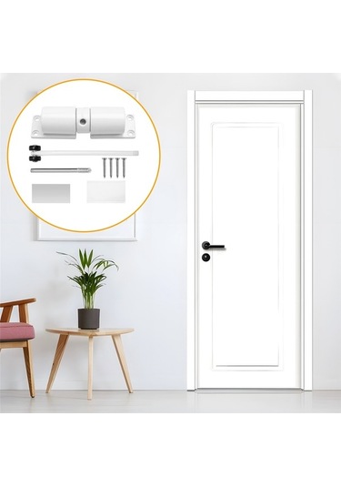 Ulzyvf Yaylı Tipi Otomatik Kapı Kapı Kapatıcı Hizmet Beyaz Ayarlanabilir Ağır Qu