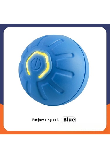 Hangfox Köpekler İçin Otomatik Egzersiz Topu - Dayanıklı Abs-silikon, İç/ön Dış Kullanım, Kendini Eğlendirir Ve Sıkıntıyı Giderir Mavi