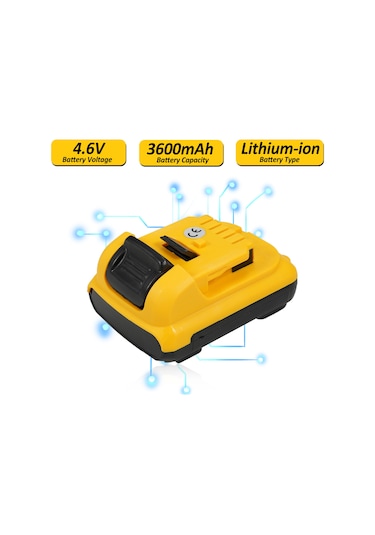 Moveevo 3600mah Şarj Edilebilir Lityum Pil - 12 Çizgili Lazer Seviye İçin Yüksek Kapasiteli Güç Kaynağı