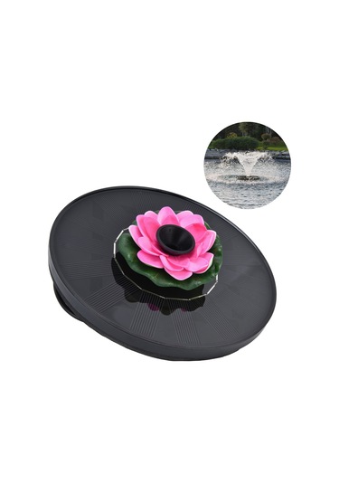 Tenfowee Güneş Enerjili Süs Fıskiyesi - Havuz Ve Bahçe İçin Kayar Tasarım, 4 Fıskiye Stili, Otomatik Çalışma, Pil Gerekmez