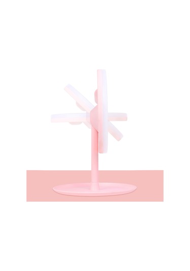 Vkemall Lambalı Makyaj Aynası Refill Light Şarj Edilebilir Yurt Masaüstü Aynası