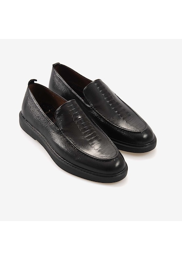Mocassini Gold Erkek Spor & Sneaker Ayakkabı 68457 Siyah Geyik