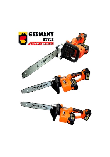 Germany Style 99973VFX Çift Akülü Motoru Testere