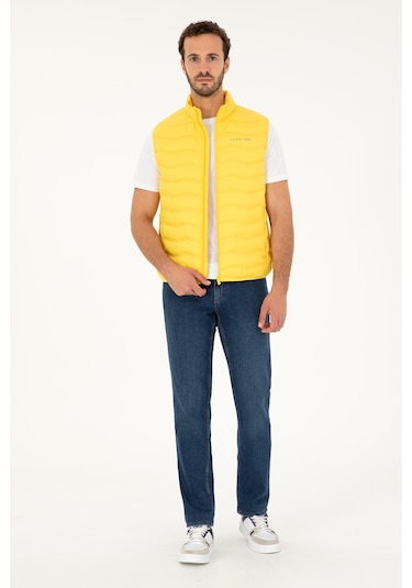U.s. Polo Assn. Erkek Sarı Yelek Dokuma 50280831-vr044 Sarı