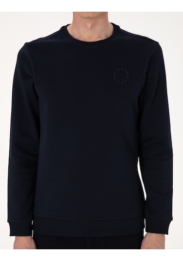 Pierre Cardin Erkek Lacivert Sweatshirt 50314978-vr033 Lacivert