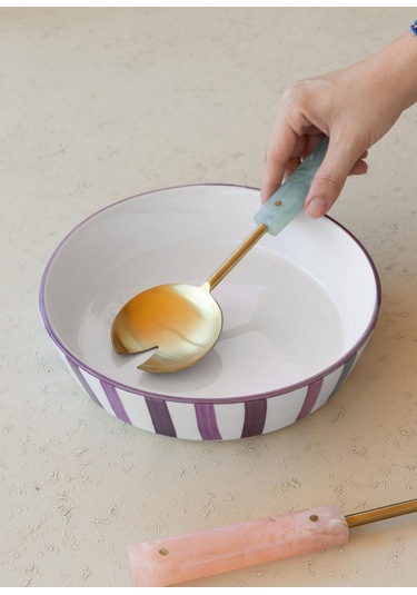 The Mia Joy Yemek Takımı 6 Kişilik 31 Parça Mor 3101 Çok Renkli