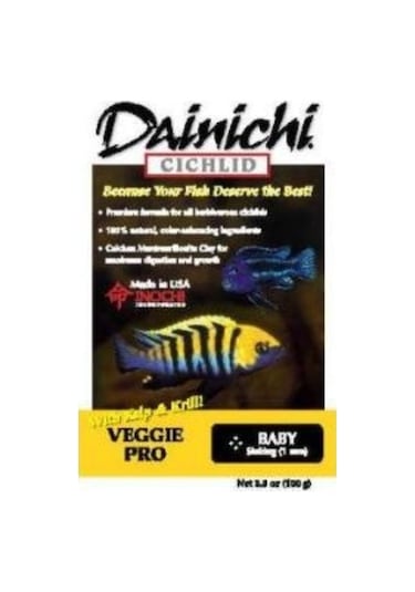 Dainichi Cichlid Veggie Pro (3Mm) 100Gr Açık