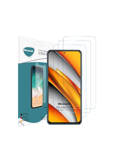 Microsonic Xiaomi Mi 11i Screen Protector Nano Glass Cam Ekran Koruyucu 3'lü Paket