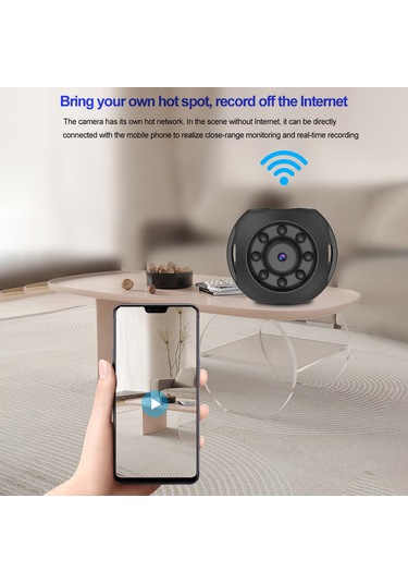 Leezsing "kablosuz 1080p Wifi Akıllı Kamera - Gece Görüşlü, Dahili Bataryalı, Hafıza Kartı Desteği"