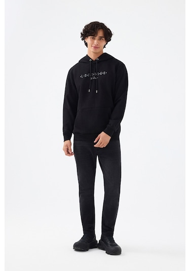 Loft Erkek Sweatshirt Siyah