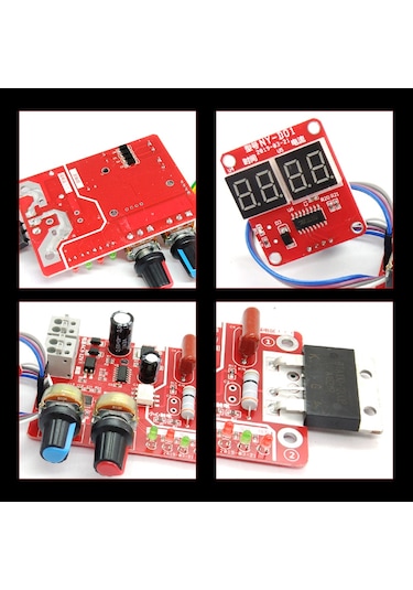 Kangvka Ny-d01 Dijital Gösterimli Pano: 100a Akım Ve Zaman Ayarlı, Dıy Kaynak Makinesi Kontrol Cihazı Monoçip Tabanlı