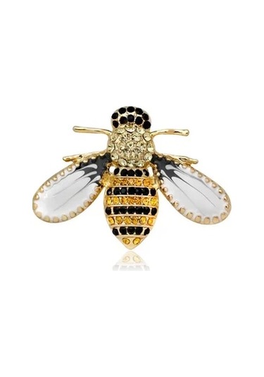 Vintage Klasik Kadınlar Lüks Arı Kristal Broş Takı Büyük Rhinesotne Metal Style 7 Style 7