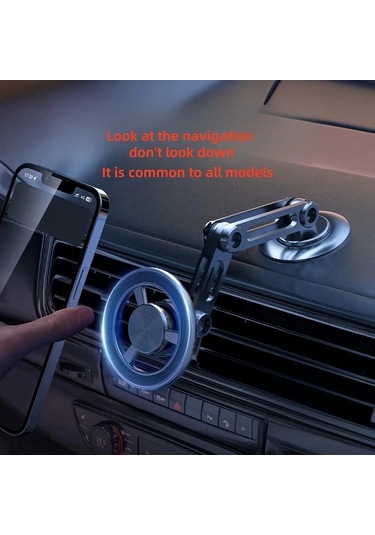 Boatshop1 Sıcak Satış Araba Cep Telefonu Tutucu Güçlü Manyetik 360 Dönen Siyah Taban Yapıştırıcı Halka Demir Levha