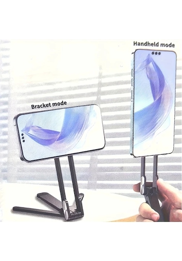 Honeybeeshop Siyah Mobil Manyetik Tripod Dayanıklı Seyahat Portunu Açık Havada Tırmanma Selfie