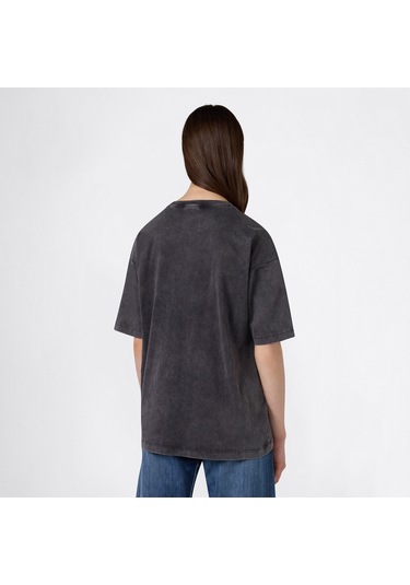 Champion Crewneck Regular Fit Kadın Gri T-shirt 118483 2800153