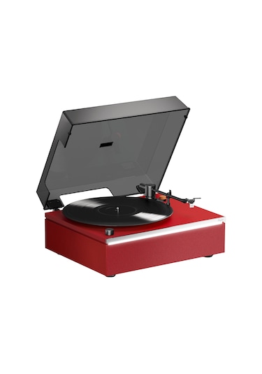 Hym s Lumi-s Kırmızı Dahili Bluetooth Hoparlörlü Retro Pikap Plakçalar