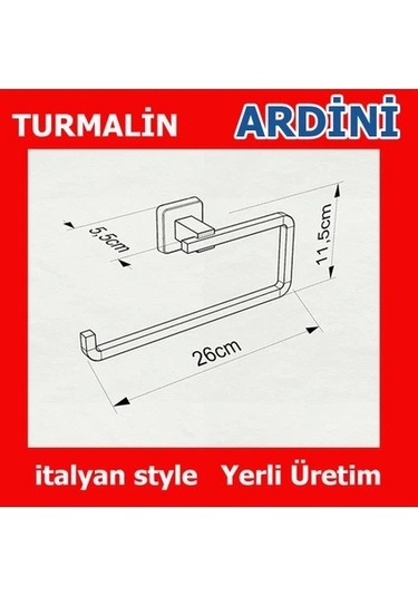 Turmalin Kağıt Havluluk Siyah Çok Renkli