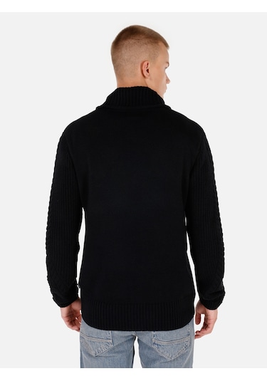 Colins Siyah Erkek Hırka Siyah