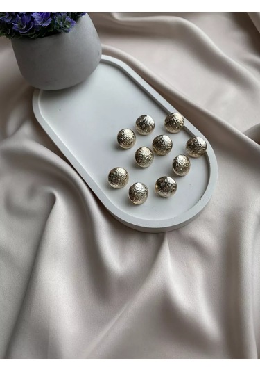 Siberiana Gümüş Düğmeler 15 Mm 225385770