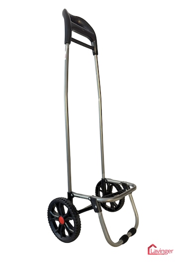 58a Pazar Arabası Plus Büyük Tekerli Siyah