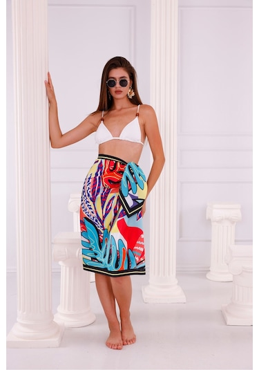 Tarzını Seç Pareo Hawaii Desenli 150x95 Cm Çok Renkli