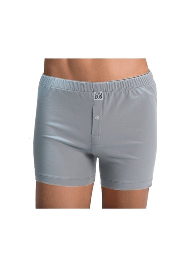 The Don Gümüş Gri Jersey Penye/Örme Erkek Boxer