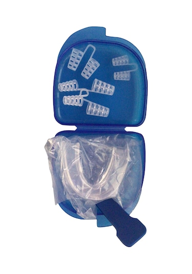 Diş Ve Horlamayı Durdurmak İçin Sakız Kalkanı 2'si 1 Arada Horlama Önleyici Cihazlar Daha İyi Uyku İçin Horlama Durdurucu Mavi