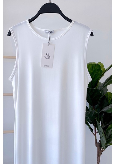 Sandy Kolsuz Elbise - Beyaz