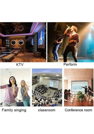 Kablosuz Mikrofon Profesyonel Kondenser Karaoke Mikrofon Bluetooth Standı Radyo Mikrofon Kayıt Stüdyosu