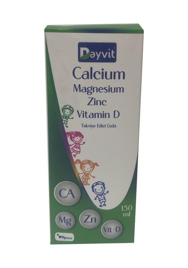 Dayvit Calcium Magnesium Zinc Vitamin D Sıvı 150 ML