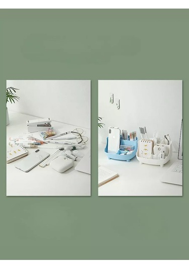 Magifta Kağıt Gereçleri Organizatörü, Küçük Eşyaları Saklamak İçin 293148791 Mavi