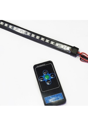 Off Road Çakarlı Led Koyu Turuncu-beyaz Çift Renk 24 Modlu Kumand