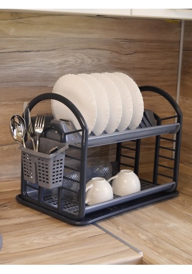 Gds Comfort Tezgah Üstü Tepsili Bulaşık Kurutma Makinesi 430281152 Gri