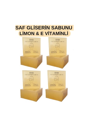 Hmd Bitkisel Kozmetik Limon & E Vitaminli Saf Gliserin Sabunu 4 x 100 G