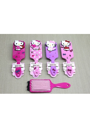 Büro Ev Ofis Kişisel Saç Bakımı İçin Tasarım Tarak Hkitty Motifli Saç Tarağı