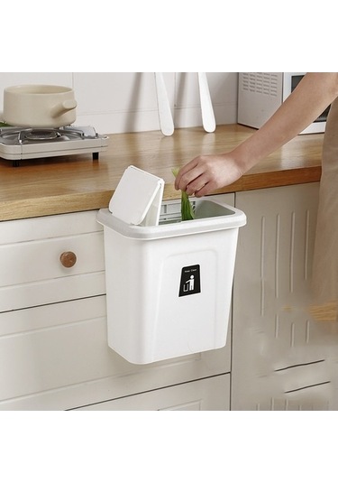 Tongxida İtmeeli Gri Duvara Monteli Plastik Sıhhi Çöp Kutusu, Mutfak Sınıflandırılmış Asılı Gri