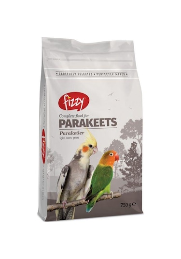 Fizzy Paraket Küçük Papağan Kuş Yemi 750 G