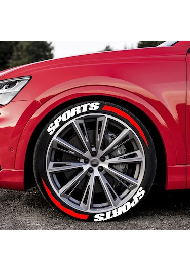 8 Adet Araba Lastik Tekerlek Çıkartmalar Araba Tuning Evrensel 3d Kalıcı Pvc Lastik Katıldı White 8sets 1 Piece Set